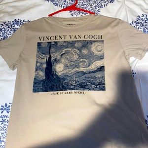 Vincent Van Gogh starry night shirt,super cute and so soft great casual wear